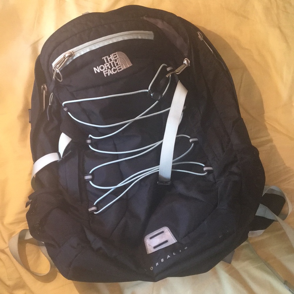 Well worn Borealis north face backpack!